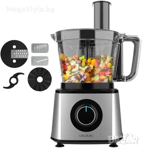 Кухненски робот Cecotec Paprika 1300, мощност 2000 W,