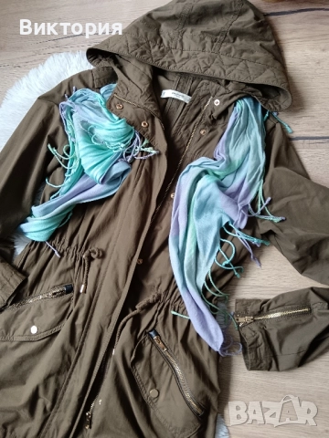 дамска тънка парка mango, снимка 2 - Якета - 51966468