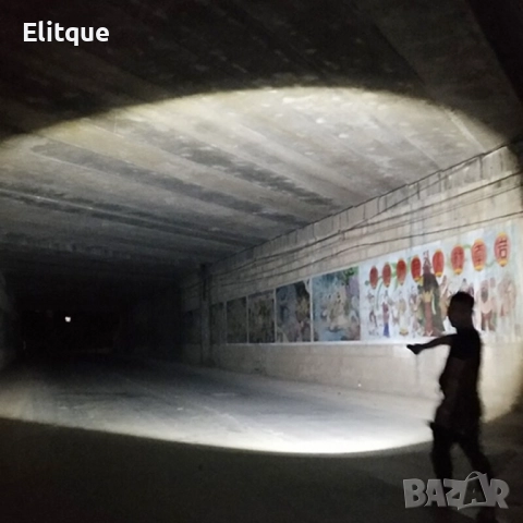 LED Джобен фенер с 3 режима, презареждаем, с USB кабел в зелена кутия FL45, снимка 2 - Други - 52806248