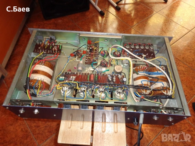 Лампов усилвател-стъпало 100 вата.tube amp., снимка 8 - Ресийвъри, усилватели, смесителни пултове - 49701709