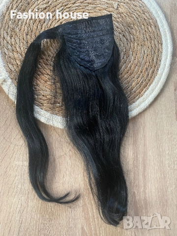 Естествена опашка, снимка 2 - Аксесоари за коса - 52660229