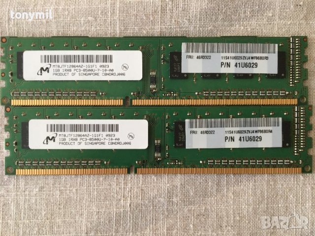 RAM DDR2 памети за настолен компютър, снимка 2 - RAM памет - 41678480