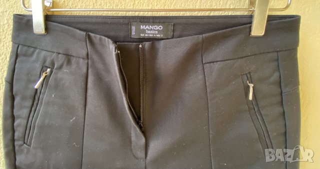 Черен панталон MANGO - S, снимка 4 - Панталони - 44144200