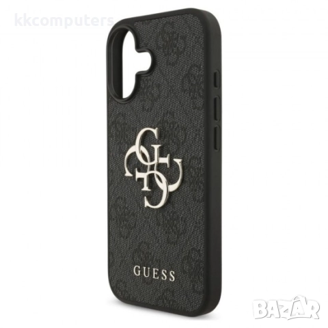 Оригинален кейс Guess Big 4G Logo Classic, За iPhone 17 (6.3), Черен, снимка 5 - Калъфи, кейсове - 51825798