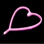 LED неонова светлина с USB, Сърце, 36.3x29 cm, снимка 3