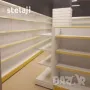 ПРОМО! Крайстенен стелаж за магазин бял или тъмно сив мат!, снимка 9
