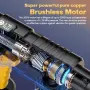 Нова Акумулаторна водоструйка за Makita 18V 300W с 6 дюзи и пяна за кола, двор, градина и тераса, снимка 4