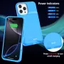 Калъф с батерия за iPhone 16 Pro Max, 15W 8500mAh (6.9 инча) син, снимка 6