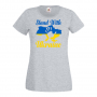 Дамска тениска STAND WITH UKRAINE против Войната, Украйна, снимка 3