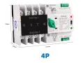 Taxnele ATX-4P 4P ATS за PV инвертор – автоматичен превключвател 63A, снимка 10