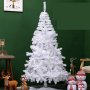 Коледна Снежно бяла елха със шишарки, снимка 1 - Декорация за дома - 42564256