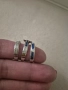 само днессребърен пръстен от 3 части, снимка 3