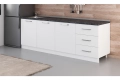 Кухненски долен модул 240см Minar White, снимка 1