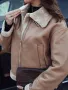 Дамско кожено яке SHEREB, 3цвята , снимка 8