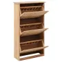 vidaXL Шкаф за съхранение на обувки, 55x20x104 cм(SKU: 247600), снимка 2