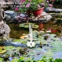 Нов лотос Соларна водна помпа 1.2W фонтан с 5 дюзи за градина/езерце, снимка 7