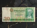 Банкнота - Германия (ДДР) - 20 марки | 1975г., снимка 1