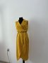 Жълта дамска рокля, снимка 3