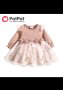 👗👑 Уникална рокля за принцеса‼️6-9 м., снимка 1 - Бебешки рокли - 41974875