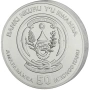 Сребро 1 oz Руанда Хиени 2026, снимка 2