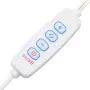 vidaXL Тоалетка с LED лампи, сив сонома, 96x40x142 см, снимка 10