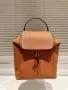 Loewe Луксозна Кафява Кожена Раница Код DST82, снимка 1