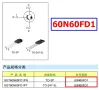 60N60FD1 IGBT+Di 600V, 60A, 320W в корпус ТО-3Р, снимка 2