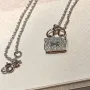 Hermes колие с мойсанити, снимка 2