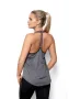 Спортен топ в сив цвят Adriana, снимка 1