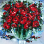 Купи картина картина с цветя подарък за жени, снимка 1 - Други услуги - 44528251