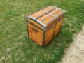 Стар дървен сандък/ракла/скрин, снимка 8