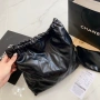 Chanel Дамска Черна Чанта С Кутия И Торбичка На Марката Код 66Btq10, снимка 4
