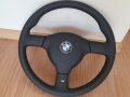 Bmw E30 M3 89' Sport Steering Wheel small 370mm Full Leather 2226086 Мтехник волан бмв е30 KBA 70121, снимка 1 - Части - 40470893