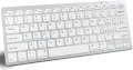 Bluetooth Клавиатура GAOJIE за iPad, Android, Windows – QWERTY Бяла, снимка 1