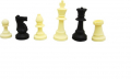 Шах с фигури и PVC платно MAX. Платното се сгъва бързо и лесно, което прави комплекта компактен. Фиг