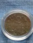 Рядка монета 2 стотинки 1901г. Княжество България Княз Фердинанд първи 25865, снимка 12