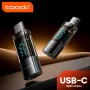 Toocki USB C към Type C адаптер 100 W цифров дисплей OTG за телефон, таблет, лаптоп, снимка 1