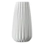 Ваза-Ø12x19 см./бяла ваза/бяла керамична ваза, снимка 2