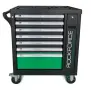 Количка шкаф с инструменти с 7 чекмеджета 5 пълни – Rockforce RFGREEN, снимка 9