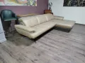 Бежов ъглов диван от плат "Bolsano", снимка 10