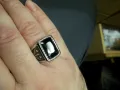 Голям мъжки пръстен подходящ за съчетаване с часовници!, снимка 2