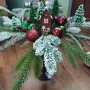 Коледна къщичка във висока чаша, снимка 3