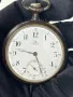OMEGA Gunmetal джобен часовник с отворен лицев швейцарски 1900 г, снимка 2