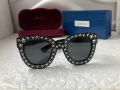 Gucci дамски слънчеви очила с камъни тип котка, снимка 4