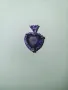 Колие с висулка красиво лилаво сърце, снимка 7