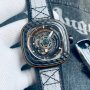 Мъжки часовник SevenFriday P3C/07 Orange Carbon с автоматичен механизъм, снимка 1
