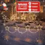 Комплект 4 LED коледни звезди за градина с 8 режима и таймер, снимка 6