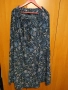 3xl КРАСИВА ДЪЛГА ЛЯТНА ПОЛА НА ВОЛАНИ В СИНИ ЦВЕТОВЕ/като нова/, снимка 3