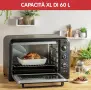 Moulinex Optimo OX4958 – електрическа фурна 60 L, 2200 W, 7 режима, черна, снимка 3