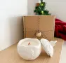 3d Коледна Топка играчка кутия 2 части с конче карусел силиконов молд форма гипс свещ смола декор, снимка 2